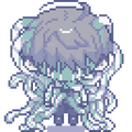  ???? error 謎の生命体 220㎝ - - ♥ error ✖︎ error - 入間と卯崎の 目の前に現れ た、生命体。 攻撃する様子 はなく目の前 で立ち尽くし ている。触手 で身体が持ち 上げられ青緑 色の体液を垂 れ流しながら 触手で身体中 に空いた穴を 埋める姿は、 傷口を塞ごう としている様 にも見える。
